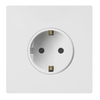 YF310100004-white Light Switch 13Amp Power Electrical 3 Pin Universal UK Standard Wall Socket 