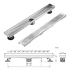 YF41114 Shower Drain Linear Shower Drain with Removable Square Hole Panel by Using Brushed 304 Stainless Steel Process