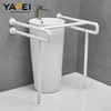 Folding Stainless Steel Toilet Bathroom Handrail Elderly Disabled Accessible Toilet Toilet Safety Handrail Handle