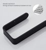 YF1301 Aluminum Hardware Accessories Set black Towel Rack Shelf bathroom products