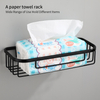 YF3321 Wall-Mounted Space Aluminum Paper Rack Toilet Paper Stand Toilet Paper Towel Holder Wall Mount Tissue Rack