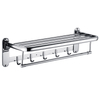 YF210910007 Towel Holder Towel Shelf with Double Towel Bars for Bathroom Lavatory,SUS 304 Stainless Steel Wall Mount Towel Hanger Storage