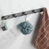 YF9124 Towel Hook Rack for Coat Hat Towel Purse Key Entryway Bathroom