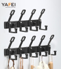 YF9114 Affordable Large Volume Bathroom Accessories Design Coat Hooks Towel Clothes Row Hooks