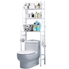 YF7130 Over The Toilet Washing Machine Storage Rack Bathroom Space Saving Rack Toilet Bathroom Storage Shelf Rack