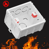 YF320100001 Electrical PVC Square Junction Box Durable Construction for Pipe Fittings